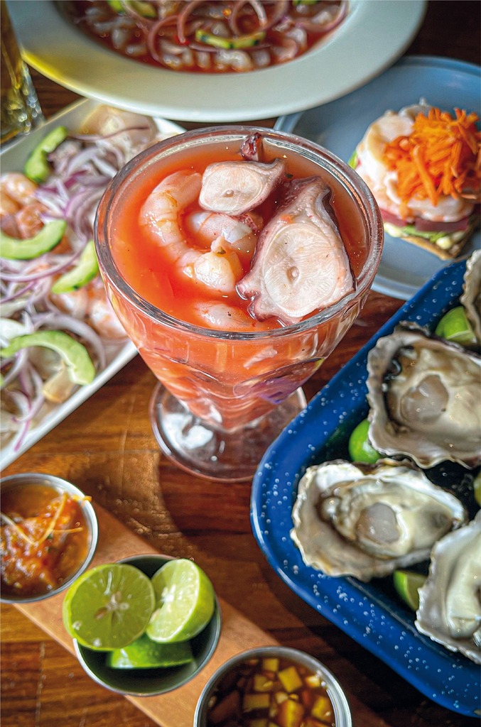 Menú Mariscos El Rey